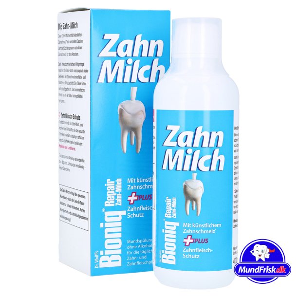 Bioniq Repair Tooth Milk Emalje-opbygning Hydroxyapatit Mundskyl 400 ml