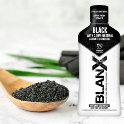 Whitening Mundwasser BLANX Charcoal Black 500 ml