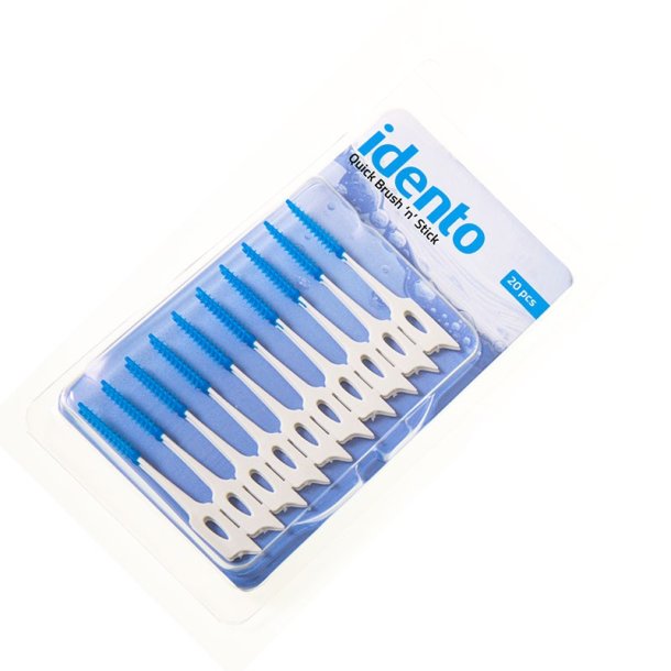  Idento Quick Brushn Sticks Brster til mellemrum - 20 stk.