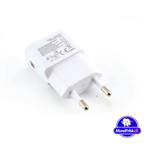 USB Lader 230V Rejseadapter HVID