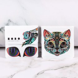 Pocket Askfat Abstrakt Motiv Djur