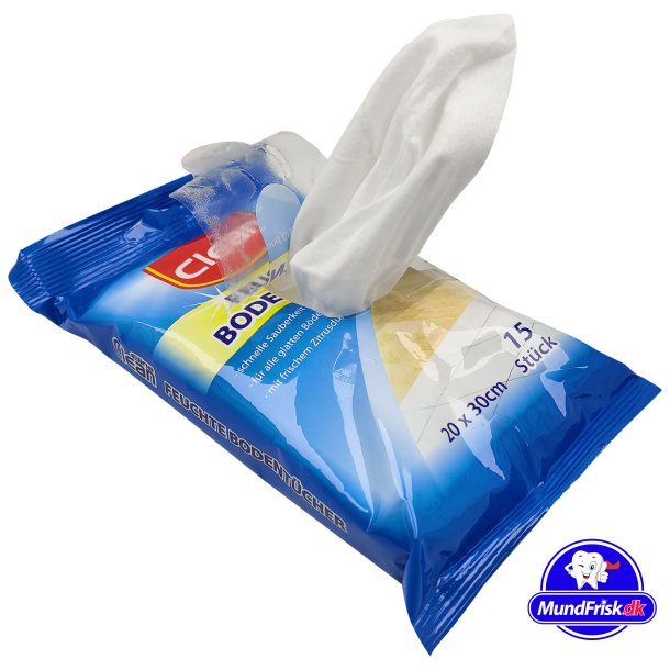 Vde Rengringsklude Til Gulv Elina Clean Wipes - 15 stk.