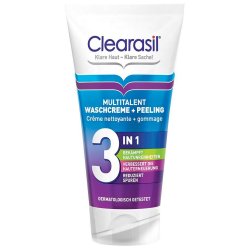 Clearasil Multitalent 3-in-1 Wascr&egrave;me + Peeling 150 ml