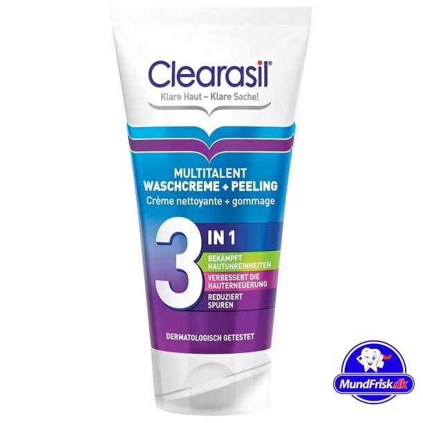 Clearasil Multitalent 3-in-1 Waschcreme + Peeling 150 ml