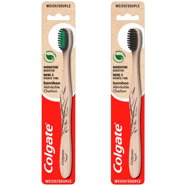 Colgate Bamboo Tandborste Bamboo Charcoal SOFT