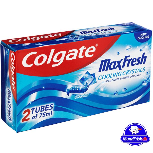 Colgate Tandpasta 2 x 75 ml. MaxFresh Cooling Crystal