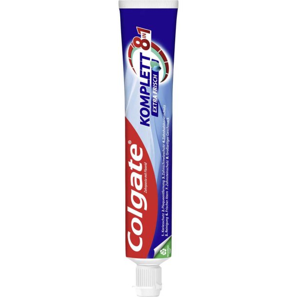 Colgate Komplet 8 Extra Fresh tandpasta - 75 ml.