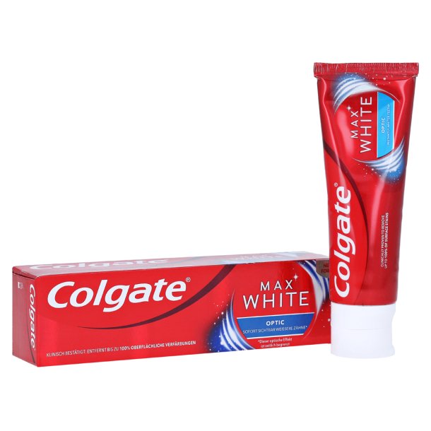 Colgate Max White Optic Tannkrem 75 ml.