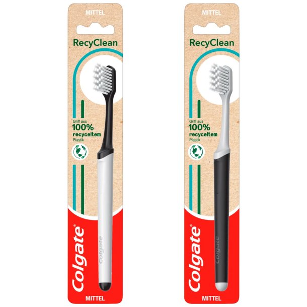Colgate RecyClean tandborste Medium