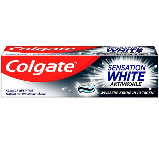 Colgate Sensation White Active Charcoal Tannkrem