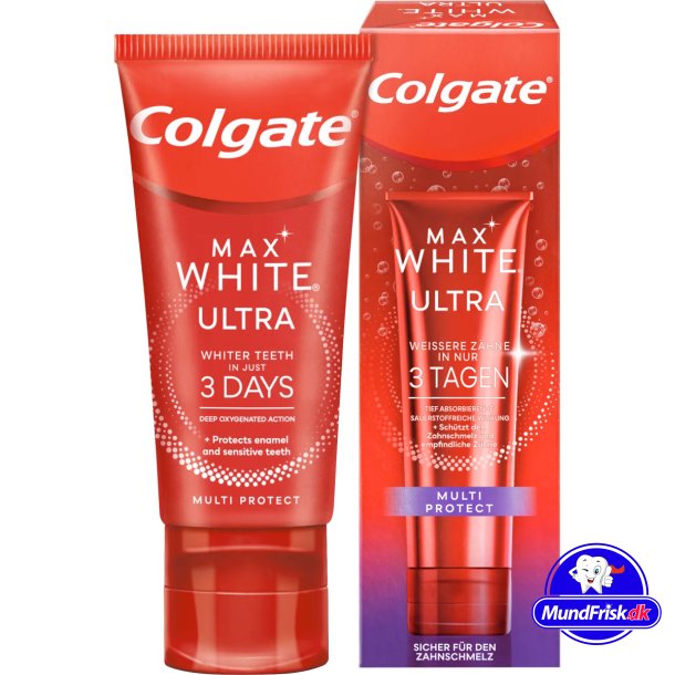 Colgate Tooth Whitening Zahnpasta Max White Ultra Multi Protect