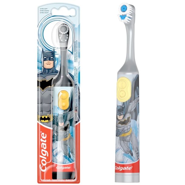 Colgate batteritandborste fr barn Batman