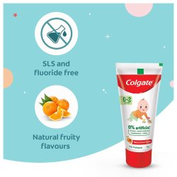 Colgate Barnetannkrem Natural Fruit 0-2 r 50 ml