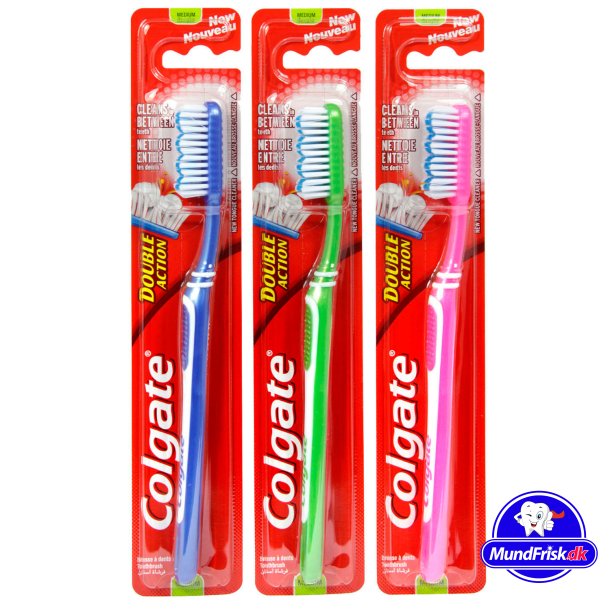 Colgate Hammasharja Double Action Medium 1 pcs