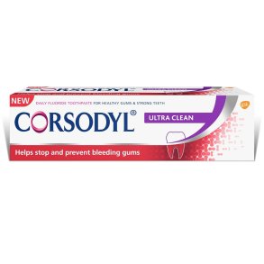 Corsodyl Ultra Clean Tandpasta Til Flsomt Tandkd 75ml