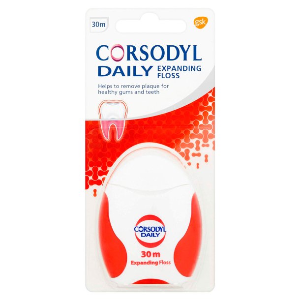 Corsodyl Daily Expanding Floss Tandtrd