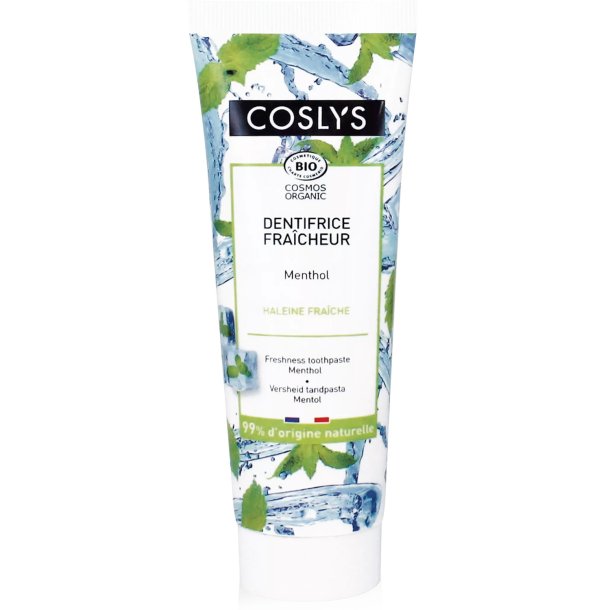Ekologisk tandkr�m Coslys Menthol 100 gr.