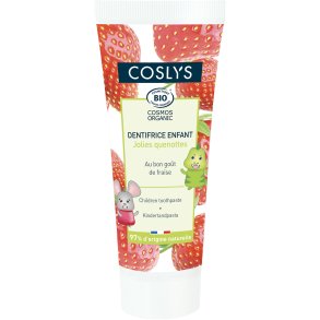 Ekologisk barntandkr�m Coslys Strawberry Fr�n 3 �r