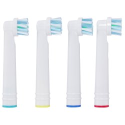 4 st. Plackreducerande borsthuvuden kompatibla med Oral-B