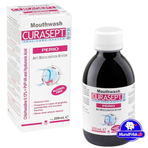 Klorhexidin Mundskyl Curasept Perio ADS 220 0,12 % CHX 200 ml