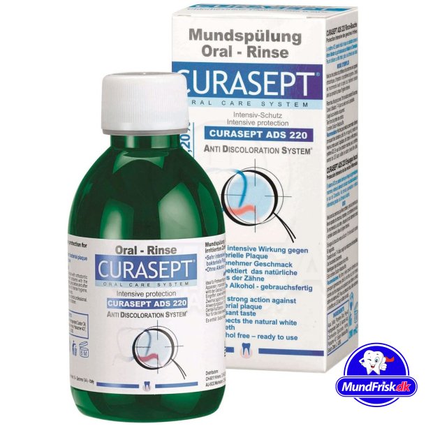 Curasept Klorhexidin Mundskyl ADS 220 0,20 % CHX 200 ml