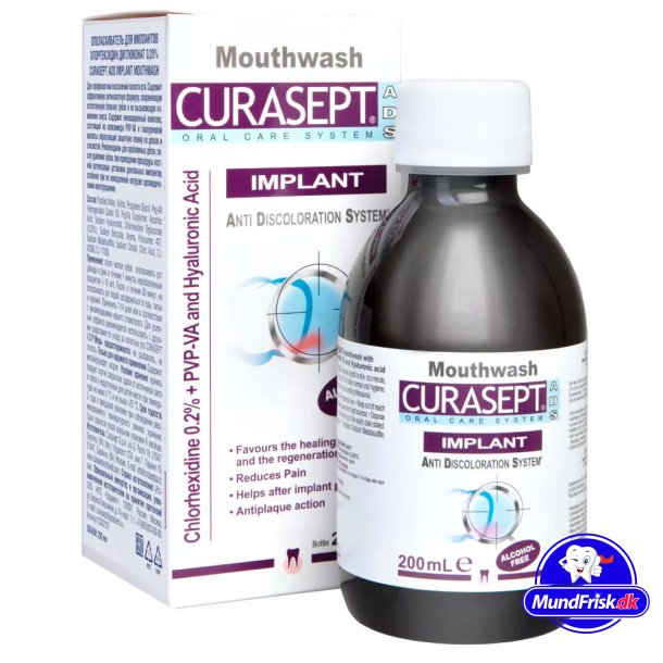 Curasept Chlorhexidin Mundwasser Implantat ADS 220I 0,20 % CHX 200 ml