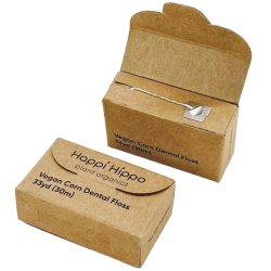 Biologisk Nedbrudelig Tandtrd Happy Hippo Vegansk