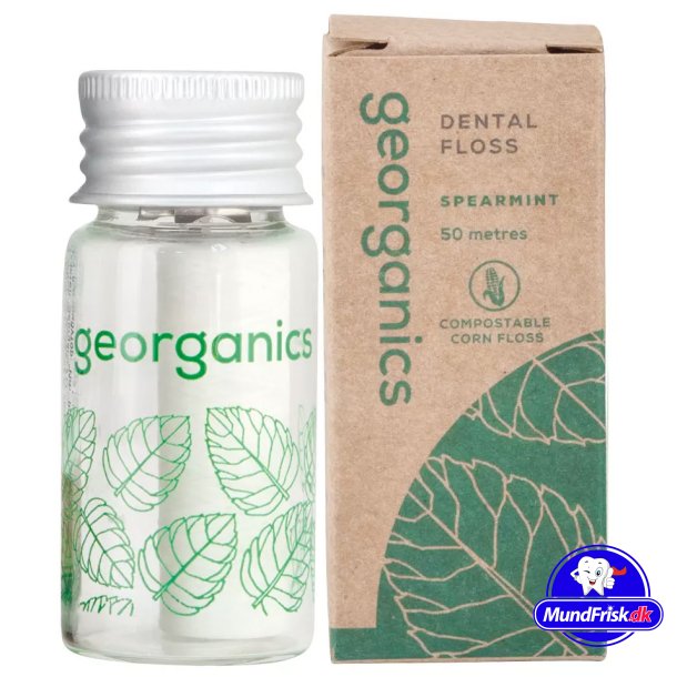 Hllbar tandtrd Georganics Spearmint 2 x 50 mtr.