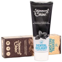 Charcoal Tandkrm Dental Delight Shimmery Shine