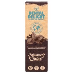 Charcoal Tandkrm Dental Delight Shimmery Shine