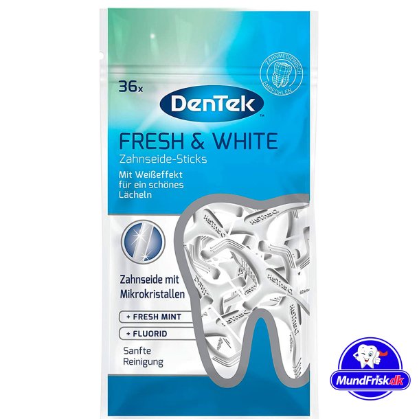 DenTek Fresh & White Floss Picks Floss Picks 36 st.