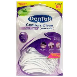60 st. Tandtrdshllare DenTek Comfort Clean Floss Picks