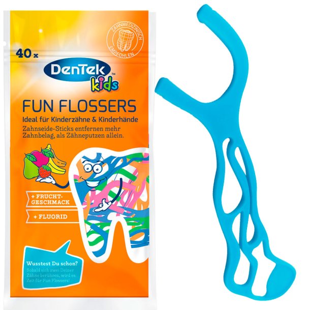 Flossers For Children Dentek Kids Fun Flossers 40 st.
