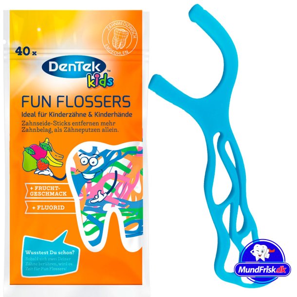 Tanntråd Til Barn Dentek Kids Fun Tanntråd 40 stk.