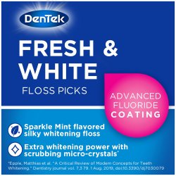DenTek Fresh & White Floss Picks Floss Picks 36 stk.