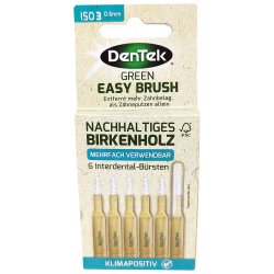 DenTek Green Easy Brush Mellemrumsbrster 0.60 mm. ISO 3 - BL