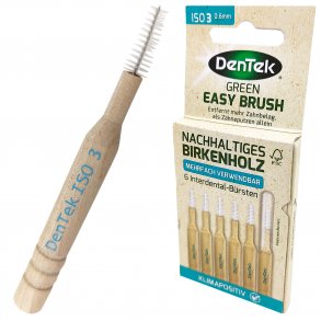 DenTek Green Easy Brush Mellemrumsbrster 0.60 mm. ISO 3 - BL