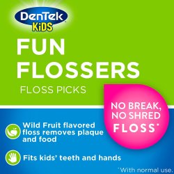 Flossers For Children Dentek Kids Fun Flossers 40 st.