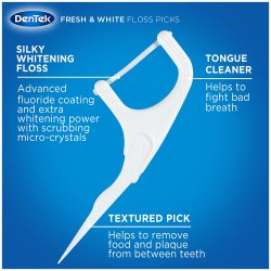 DenTek Fresh & White Floss Picks Floss Picks 36 stk.