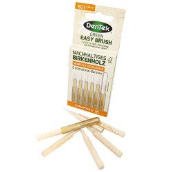 DenTek Green Easy Brush Mellemrumsbrster 0.45 mm. ISO 1 - ORANGE