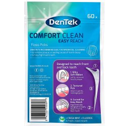 DenTek Comfort Clean Floss Back Teeth Picks Tanntrdholdere