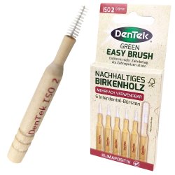 DenTek Green Easy Brush Mellemrumsbrster 0.50 mm. ISO 2 - RD