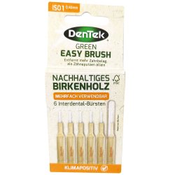 DenTek Green Easy Brush Mellemrumsbrster 0.45 mm. ISO 1 - ORANGE