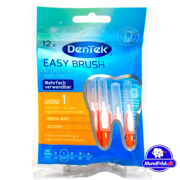 DenTek Interspace Brushes Easy Brush 0,45 mm ISO 1 - ORANSJE