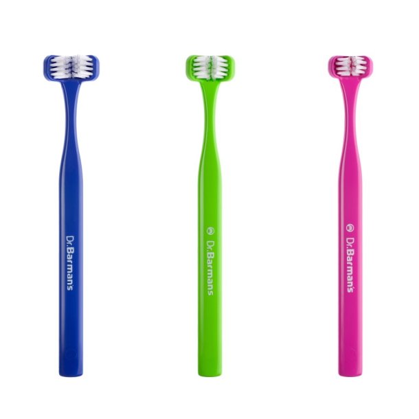 Dr. Barman's 3-sidig SuperBrush tandborste - Vuxen