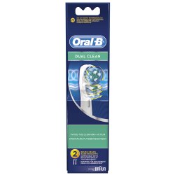 Oral-B Dual Clean B�rstehoveder 2 stk.