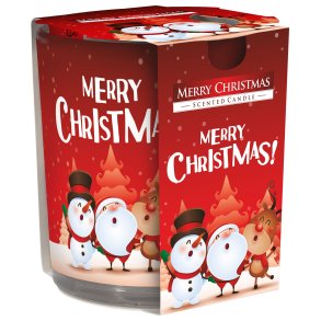 Duftlys Glas Merry Christmas Aura Fragrances Candles