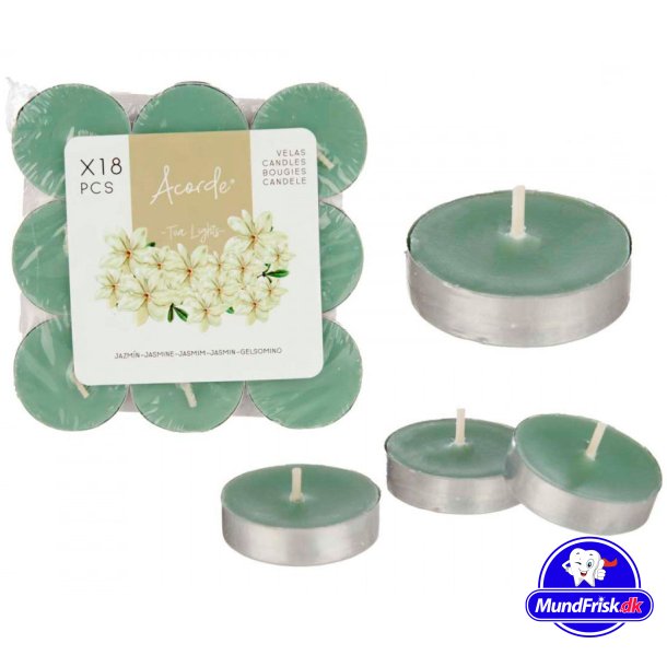 Doftljus 18 st. vrmeljus Acorde Jasmin