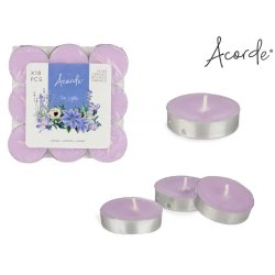 Doftljus 18 st. Eldskl Acorde Lavendel