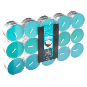 Doftljus 30 st. Kokosdoftljus